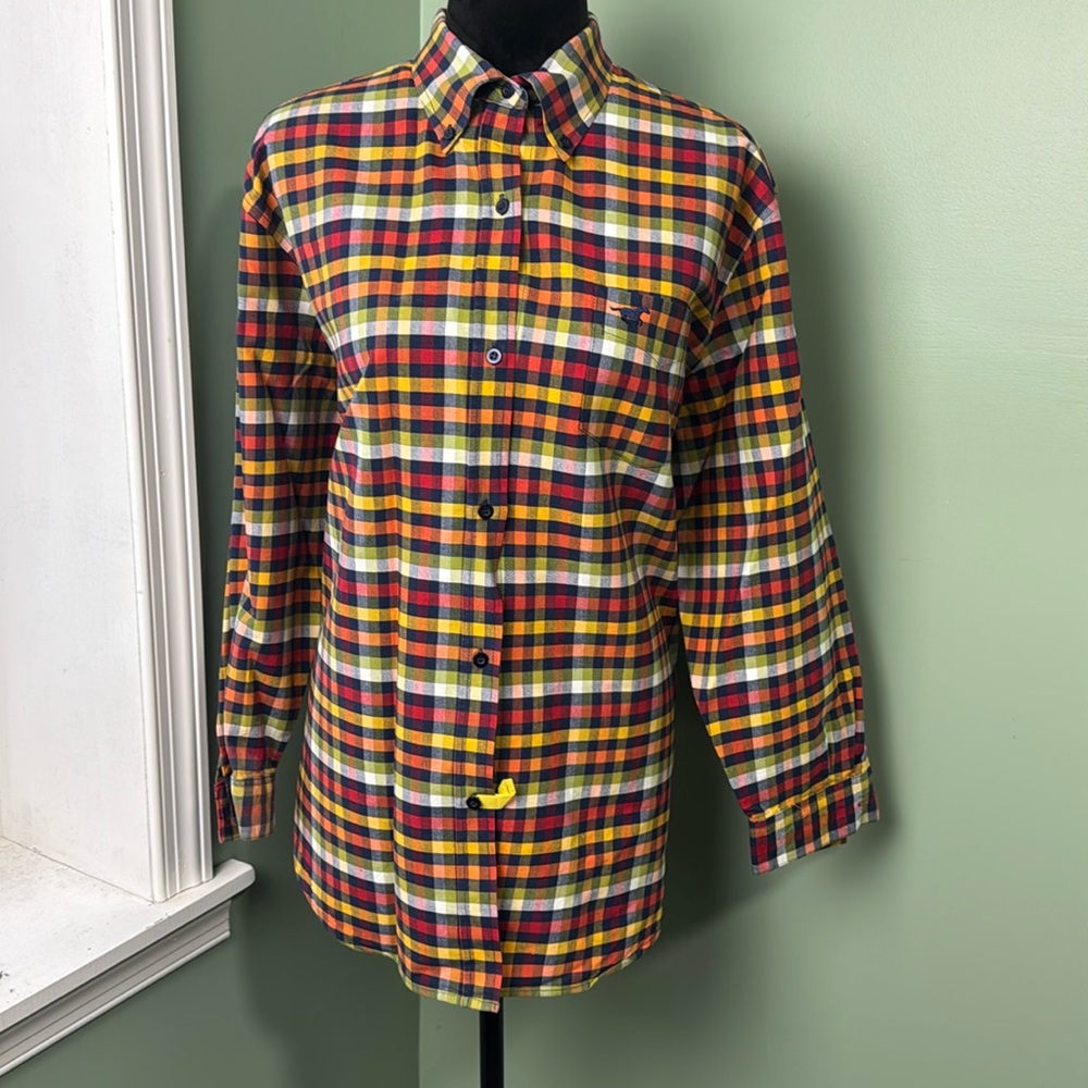 Vintage Roper multi colored plaid western shirt 3X